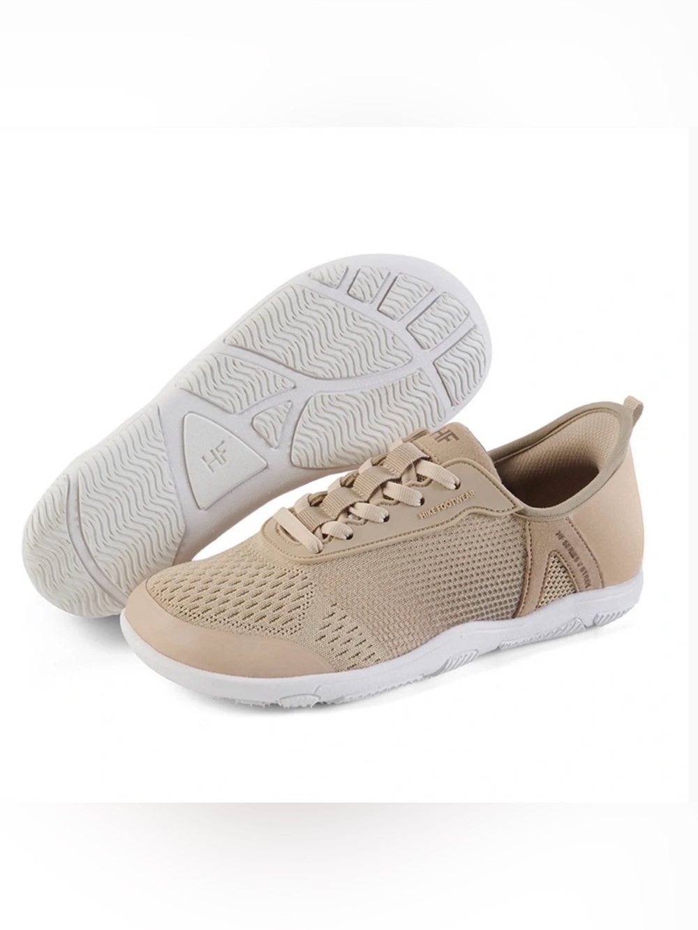 Hike Footwear HF Stride Hands-Free & Ergonomic Barefoot Shoes in Beige Size 10